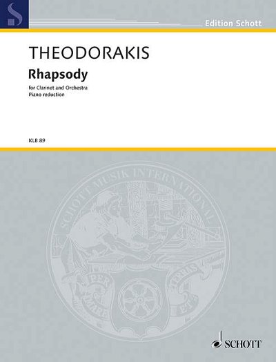 DL: M. Theodorakis: Rhapsody, KlarOrch (KASt)