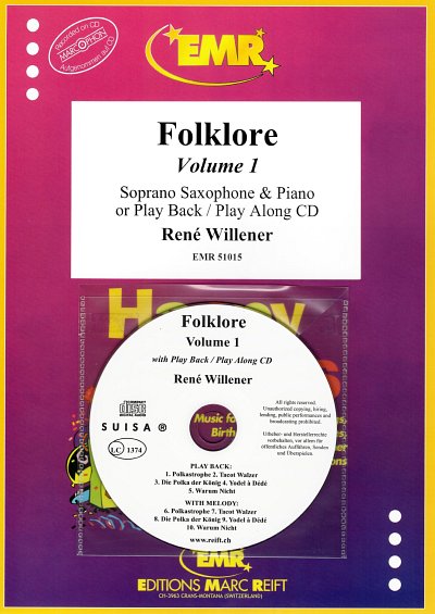 R. Willener: Folklore Volume 1, SsaxKlav (+CD)