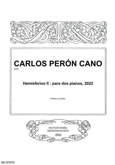 C.P. Cano: Hemisferios 2, 2Klav (Pa+St)