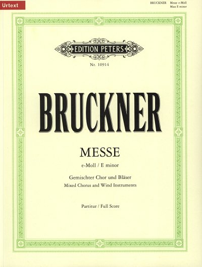 A. Bruckner: Messe e-Moll WAB 27 (Zweite Fassung 188 (Part.)