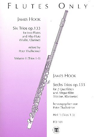 J. Hook: Sechs Trios 1 op. 133, 2FlAfl (Pa+St)