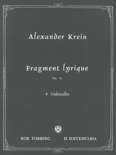 Fragment lyrique, op.1a