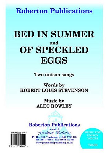 Bed In Summer Of Speckled Eggs, Ch (Chpa)