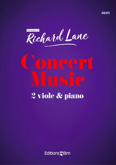 R. Lane: Concert Music, 2VleKlav (KlaPa+St)