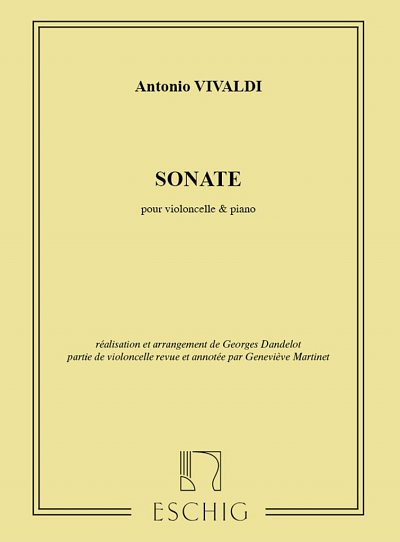 A. Vivaldi: Sonate e-Moll op. 2/5, VcKlav (Part.)