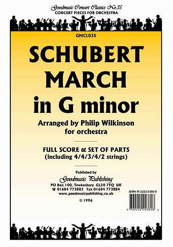 F. Schubert: March in G Minor, Sinfo (Pa+St)
