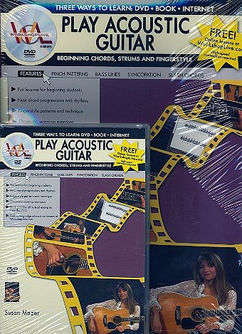 S. Mazer: Play Acoustic Gtr:Chords,Strums.. Bk/DVD