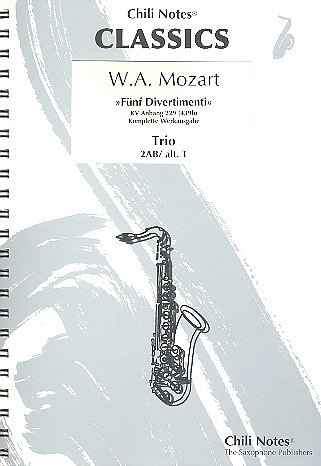 W.A. Mozart: 5 Divertimenti Kv 229 (439b)