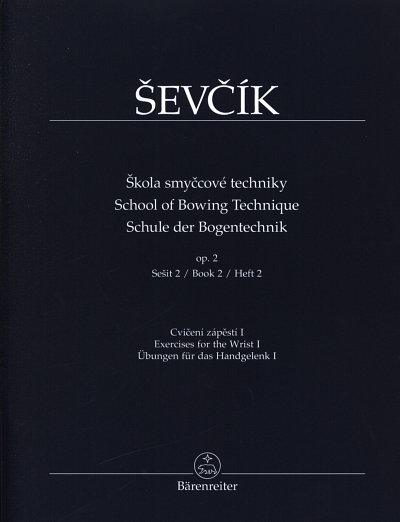 O. _ev_ík: Schule der Bogentechnik op. 2/2, Viol