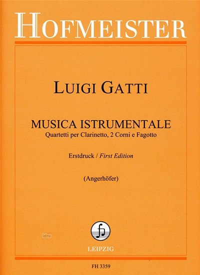 L. Gatti: Musica instrumentale für Klarinette, (Pa+St)