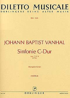J.B. Vanhal: Sinfonia C-Dur Op 7/C9