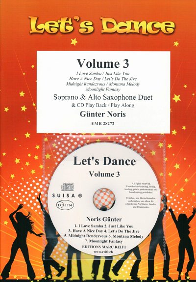 G.M. Noris: Let's Dance Volume 3, 2Sax (+CD)