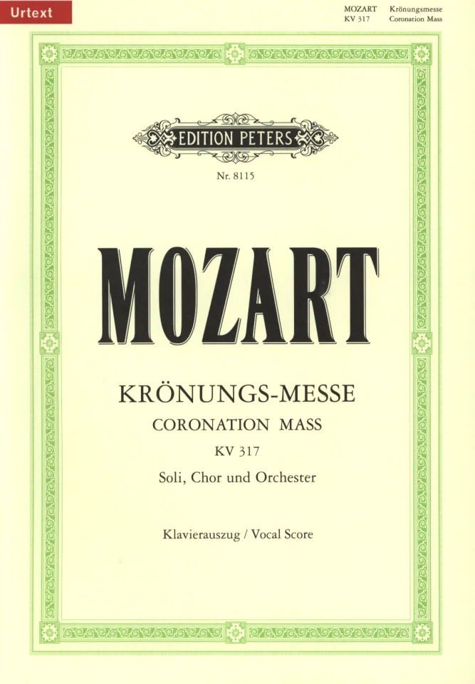 W.A. Mozart: Missa C-Dur KV 317, 4GesGchOrchO (KA) (0)