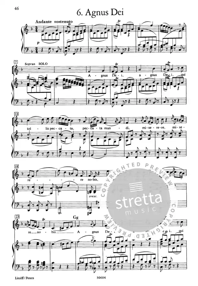 W.A. Mozart: Missa C-Dur KV 317, 4GesGchOrchO (KA) (4)