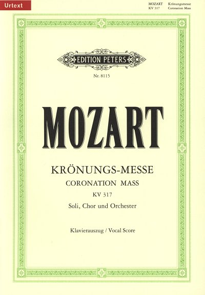 W.A. Mozart: Missa C-Dur KV 317, 4GesGchOrchO (KA)