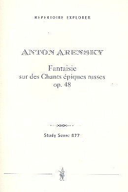 A. Arenski: Fantaisie sur des chants épiques, KlavOrch (Stp)
