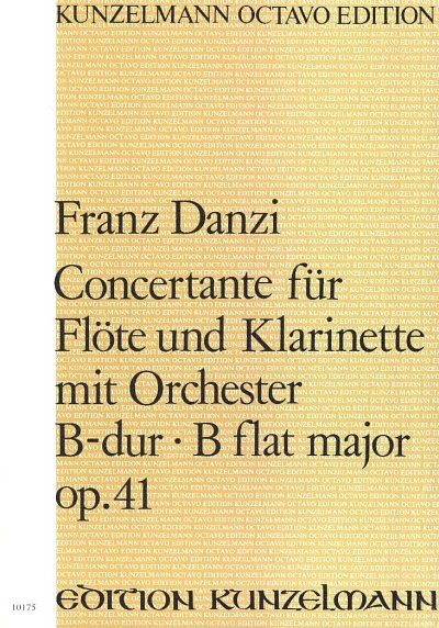 F. Danzi: Concertante B-Dur op. 41 für Flö, FlKlOrch (Part.)
