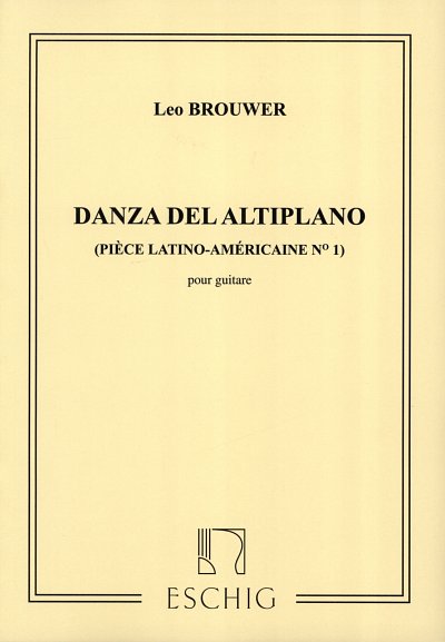 L. Brouwer: Danza Del Altiplano (Part.)