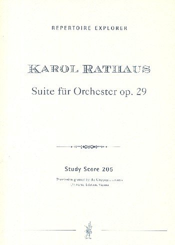 R. Karol: Suite op. 29, Sinfo (Stp)