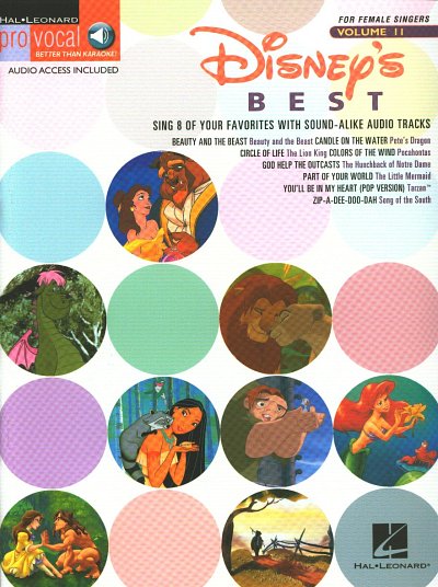 Disney's Best - for female singers, Ges;GitKey