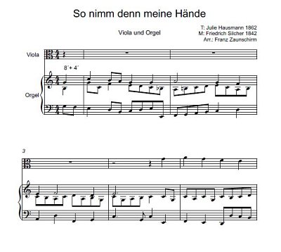 (Traditional) et al.: So nimm denn meine Hände