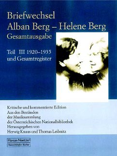 H. Knaus: Briefwechsel Alban Berg - Helene Berg 3 (Bu)