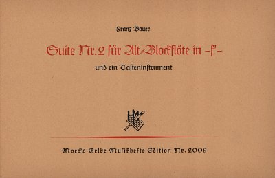F. Bauer: Suite Nr. 2, AblfKlav (KlavpaSt)