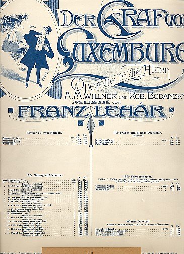 F. Lehar: Walzer Rondo Aus Der Graf Von Luxemburg