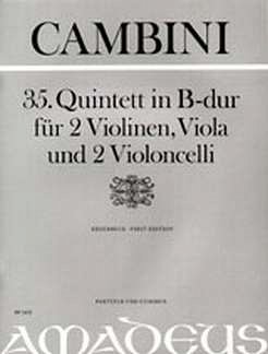 G. Cambini: Quintett 35 B-Dur