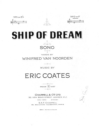 DL: E. Coates: Ship Of Dream, GesKlav
