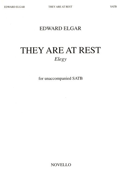 E. Elgar: They Are At Rest - Elegy, GCh (Part.)