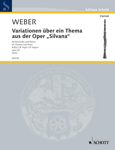 C.M. von Weber: Variations sur un thème de l'opéra "Silvana"