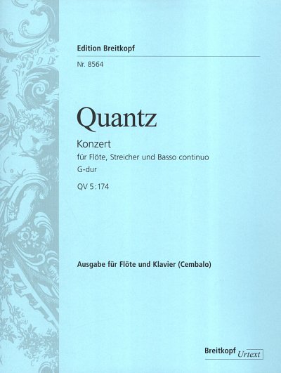J.J. Quantz: Konzert fuer Floete, Streicher u, FlStrBc (KA+S