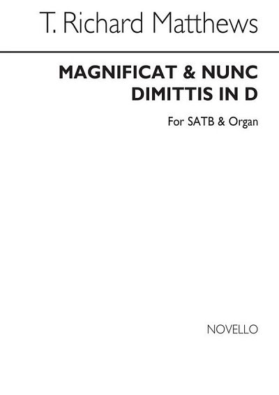 Magnificat And Nunc Dimittis In D, GchOrg (Chpa)