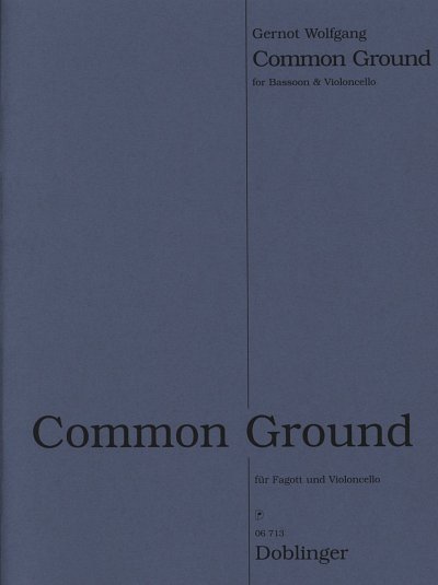 AQ: Wolfgang Gernot: Common Ground - Www.Gernotwolf (B-Ware)