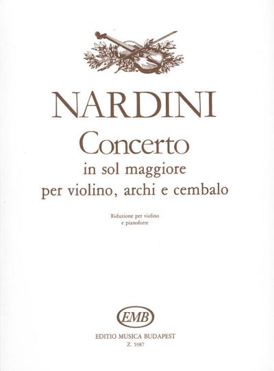P. Nardini: Concerto in sol maggiore