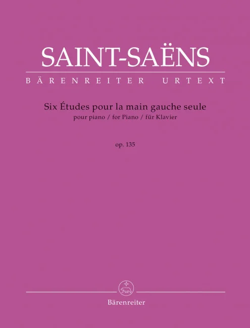 C. Saint-Saëns: Six Études pour la main gauche seule , KlvLh (0)