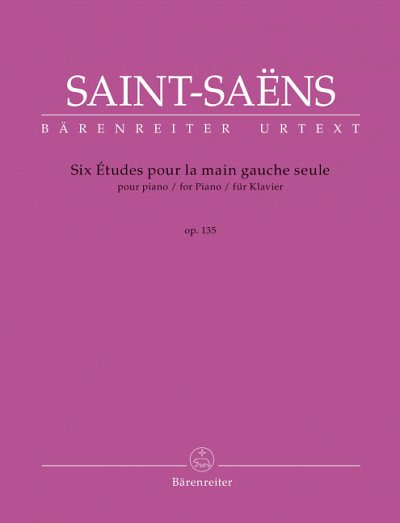 C. Saint-Saëns: Six Études pour la main gauche seule , KlvLh