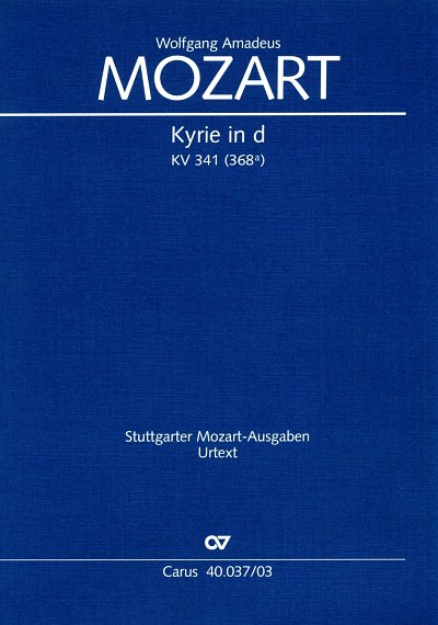 W.A. Mozart: Kyrie in d KV 341 (368a), GchOrch (KA)