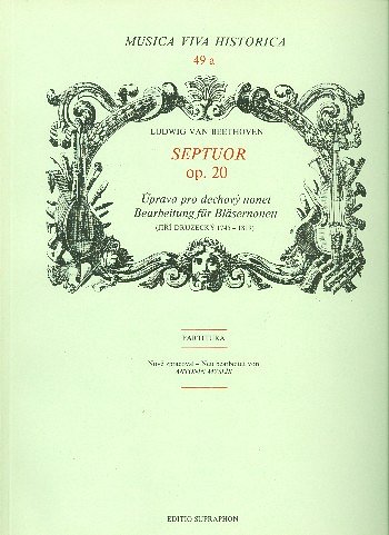L. v. Beethoven: Septuor für Bläsernon, 2Ob2Kl2H2FKf (Part.)