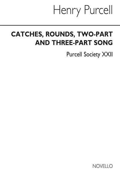 H. Purcell: Purcell Society Volume 22 - Catches (Bu)