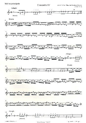 J.E. Prinz von Sachsen-Weimar: 6 Violinkonzerte op. 1/ 2