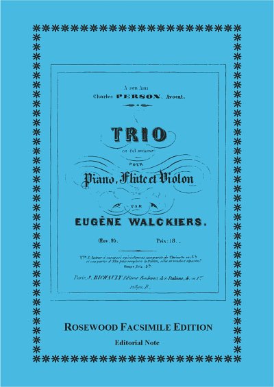 Walckiers, Eugene (1793-1866): Trio, Op. 95