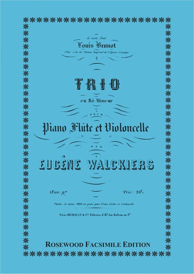 Walckiers, Eugene (1793-1866): Trio op. 97