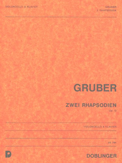 Gruber Heinz Karl: 2 Rhapsodien Op 13