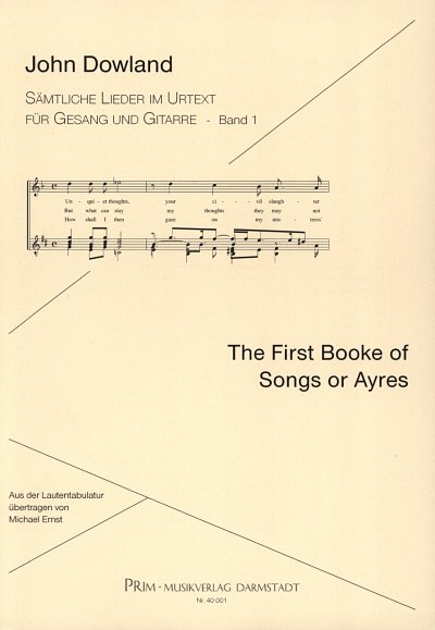 J. Dowland: First Booke of Songs and Ayres, GesGit