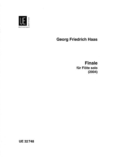 G.F. Haas: Finale fuer Floete (2004), Fl (Part.)