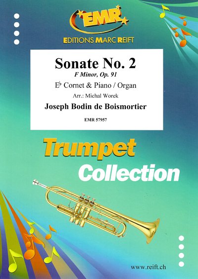 J.B. de Boismortier: Sonate No. 2, KornKlav/Org (+CD)