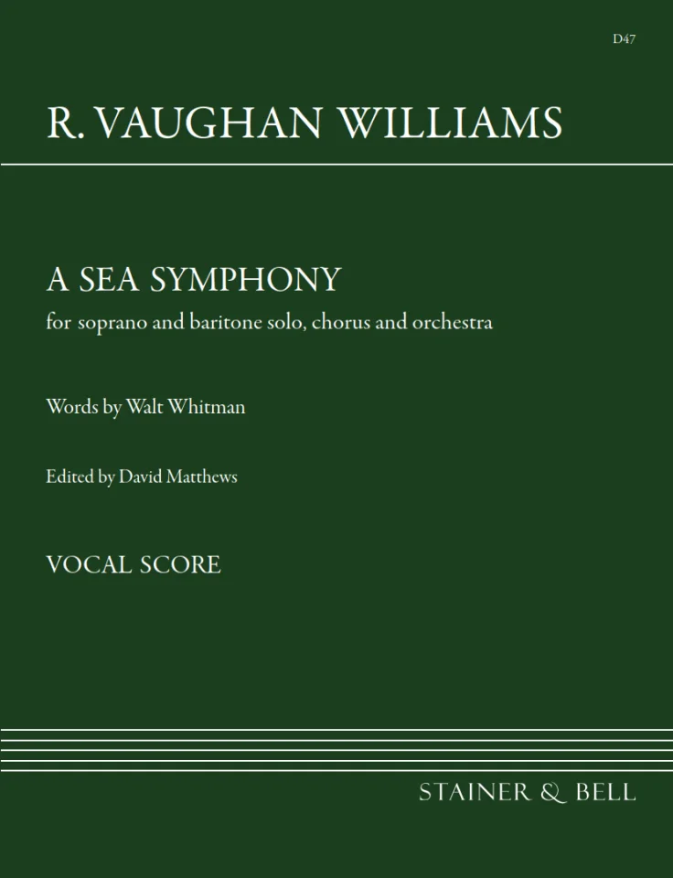 R. Vaughan Williams: A Sea Symphony, 2GesGch4Orch (KA) (0)