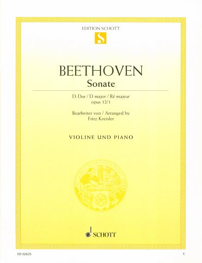 L. van Beethoven: Sonate D-Dur op. 12/1